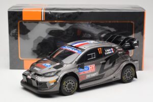 Toyota GR Yaris Rally1 #17 Toyota Gazoo Racing WRT S. Ogier / V. Landais Rally Finland 2024 IXO 1:18 18RMC216 Metal - imaginea 6 din 6