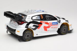Toyota GR Yaris Rally1 #5 Toyota Gazoo Racing WRT S. Pajari / E. Malkonen Rally Finland 2024 IXO 1:18 18RMC217 Metal - imaginea 2 din 6