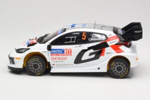 Toyota GR Yaris Rally1 #5 Toyota Gazoo Racing WRT S. Pajari / E. Malkonen Rally Finland 2024 IXO 1:18 18RMC217 Metal - imaginea 3 din 6
