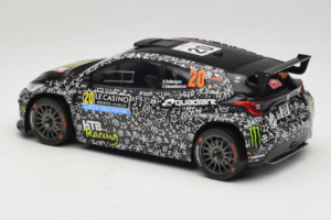 Toyota GR Yaris Rally2 #20 O. Solberg / E. Edmondson Rally Monte Carlo 2025 IXO 1:18 18RMC232 Metal - imaginea 5 din 6