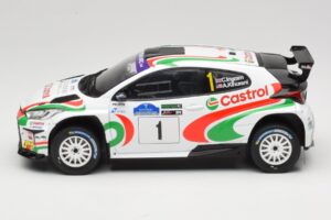 Toyota GR Yaris Rally2 #1 C. Ingram / R. Whittock Voyonic Grampian Forest Rally 2024 IXO 1:18 18RMC213 Metal - imaginea 3 din 6