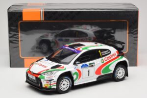 Toyota GR Yaris Rally2 #1 C. Ingram / R. Whittock Voyonic Grampian Forest Rally 2024 IXO 1:18 18RMC213 Metal - imaginea 6 din 6