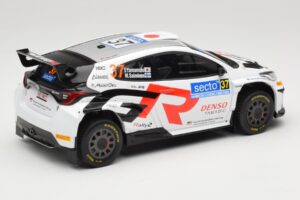 Toyota GR Yaris Rally2 #37 Y. Yamamoto Rally Finland 2024 IXO 1:18 18RMC212A Metal - imaginea 2 din 6