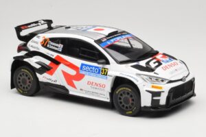 Toyota GR Yaris Rally2 #37 Y. Yamamoto Rally Finland 2024 IXO 1:18 18RMC212A Metal - imaginea 4 din 6