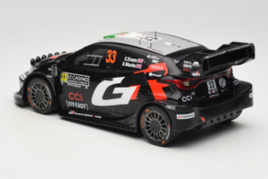 Toyota GR Yaris WRC #33 E. Evans / S. Martin Rally Monte Carlo 2025 IXO 1:18 18RMC229B Metal - imaginea 5 din 6