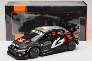 Toyota GR Yaris WRC #33 E. Evans / S. Martin Rally Monte Carlo 2025 IXO 1:18 18RMC229B Metal - imaginea 6 din 6