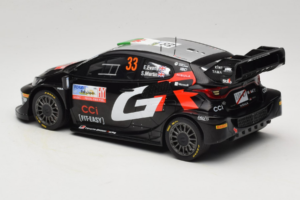 Toyota GR Yaris Rally1 #33 E. Evans / S. Martin Rally Japan Winner 2024 IXO 1:18 18RMC227 Metal - imaginea 5 din 6