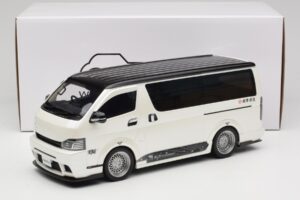 Toyota Hiace Super GL Pearl White Otto 1:18 OT1136 Rășină - imaginea 6 din 6