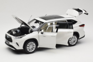 Toyota Highlander XU70 Alb OEM 1:18 26071-2011 Metal - imaginea 2 din 8