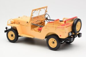 Toyota Land Cruiser BJ Bej Kyosho 1:18 08959BE Metal - imaginea 7 din 8
