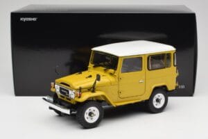 Toyota Land Cruiser FJ40 Galben Muștar Kyosho 1:18 08971Y Metal - imaginea 8 din 8