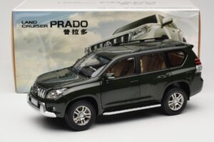 Toyota Land Cruiser Prado J150 Verde Paudi Model 1:18 623132-GR Metal - imaginea 8 din 8