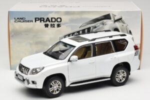 Toyota Land Cruiser Prado J150 Alb Paudi Model 1:18 623132-WH Metal - imaginea 8 din 8