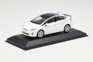 Toyota Prius XW30 Super Alb Minichamps 1:43 PRIUS001 Metal - imaginea 2 din 4