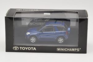 Toyota RAV4 Albastru Închis Interior Gri Minichamps 1:43 433166004 Metal - imaginea 4 din 4