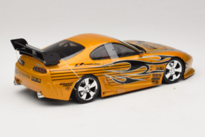 Toyota Supra A80 Auriu Tunerz Edition Hot Wheels 1:18 B6091 Metal - imaginea 3 din 7