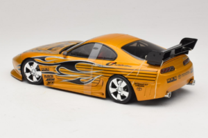 Toyota Supra A80 Auriu Tunerz Edition Hot Wheels 1:18 B6091 Metal - imaginea 6 din 7