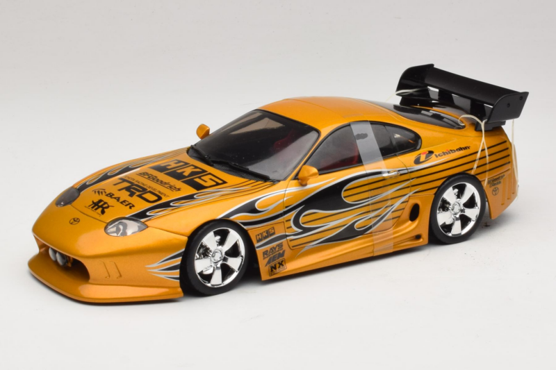 Toyota Supra A80 Auriu Tunerz Edition Hot Wheels 1:18 B6091 Metal