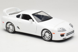 Toyota Supra Mk4 Alb Fast & Furious Jada 1:18 97509 Metal - imaginea 4 din 6