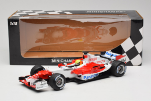 Toyota TF105 #17 R. Schumacher Panasonic Toyota Racing 2005 Minichamps 1:18 100050017 Metal - imaginea 7 din 7