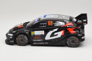 Toyota GR Yaris Rally1 #69 K. Rovanpera / J. Halttunen Rally Islas Canarias 2025 IXO 1:18 18RMC249A Metal - imaginea 3 din 6