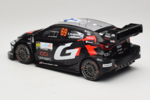 Toyota GR Yaris Rally1 #69 K. Rovanpera / J. Halttunen Rally Islas Canarias 2025 IXO 1:18 18RMC249A Metal - imaginea 5 din 6