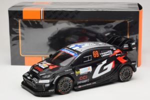 Toyota GR Yaris Rally1 #69 K. Rovanpera / J. Halttunen Rally Islas Canarias 2025 IXO 1:18 18RMC249A Metal - imaginea 6 din 6