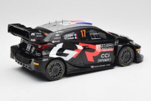 Toyota GR Yaris Rally1 #17 S. Ogier / V. Landais Rally Monte Carlo 2024 IXO 1:18 18RMC196 Metal - imaginea 2 din 6