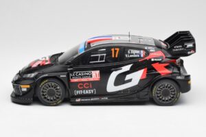 Toyota GR Yaris Rally1 #17 S. Ogier / V. Landais Rally Monte Carlo 2024 IXO 1:18 18RMC196 Metal - imaginea 3 din 6