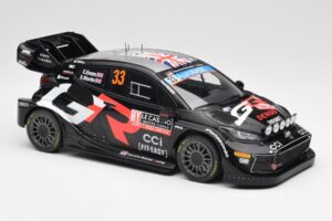 Toyota Yaris Rally1 WRC #33 E. Evans / S. Martin Rally Monte Carlo Night Version 2024 IXO 1:18 18RMC197 Metal - imaginea 4 din 6