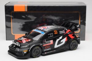 Toyota Yaris Rally1 WRC #33 E. Evans / S. Martin Rally Monte Carlo Night Version 2024 IXO 1:18 18RMC197 Metal - imaginea 6 din 6