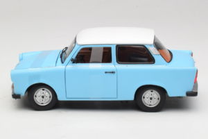 Trabant 601 Deluxe Albastru Alb Sun Star 1:18 4286 Metal - imaginea 3 din 6