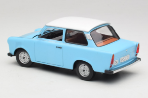 Trabant 601 Deluxe Albastru Alb Sun Star 1:18 4286 Metal - imaginea 5 din 6