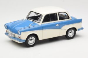 Trabant P50 Albastru Deschis Crem BoS Models 1:18 BOS035 Rășină