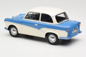 Trabant P50 Albastru Deschis Crem BoS Models 1:18 BOS035 Rășină - imaginea 5 din 6