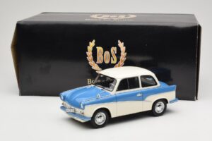 Trabant P50 Albastru Deschis Crem BoS Models 1:18 BOS035 Rășină - imaginea 6 din 6