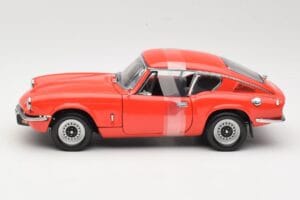 Triumph GT6 Mk3 Roșu Sun Star 1:18 1056 Metal - imaginea 3 din 6