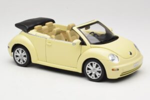 Volkswagen Beetle Cabriolet Galben Gate 1:18 VW24108 Metal - imaginea 6 din 8