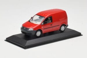 Volkswagen Caddy 2K Roșu Minichamps 1:43 CADDY008 Metal - imaginea 2 din 4