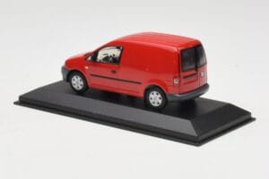 Volkswagen Caddy 2K Roșu Minichamps 1:43 CADDY008 Metal - imaginea 3 din 4