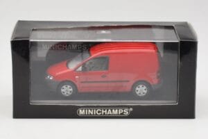 Volkswagen Caddy 2K Roșu Minichamps 1:43 CADDY008 Metal - imaginea 4 din 4