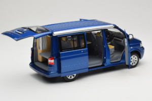 Volkswagen California T4 Ravenna Blue Metallic Norev 1:18 188607 Metal - imaginea 2 din 8