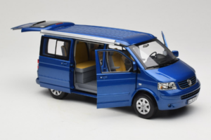 Volkswagen California T4 Ravenna Blue Metallic Norev 1:18 188607 Metal - imaginea 5 din 8