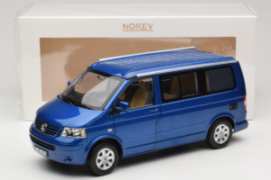 Volkswagen California T4 Ravenna Blue Metallic Norev 1:18 188607 Metal - imaginea 8 din 8