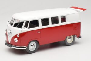 Volkswagen Combi T1 Roșu & Alb Solido 1:18 8031 Metal - imaginea 2 din 8