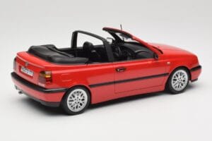 Volkswagen Golf Cabriolet Mk3 Roșu Norev 1:18 188433 Metal - imaginea 2 din 6
