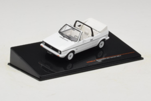 Volkswagen Golf Cabriolet Mk1 Alb IXO 1:43 CLC590N Metal - imaginea 2 din 4