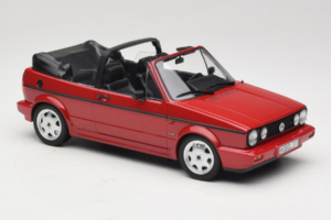 Volkswagen Golf Mk1 Cabriolet Roșu Norev 1:18 188626 Metal - imaginea 4 din 6