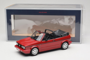 Volkswagen Golf Mk1 Cabriolet Roșu Norev 1:18 188626 Metal - imaginea 6 din 6