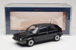 Volkswagen Golf CL Mk2 Negru Norev 1:18 188554 Metal - imaginea 8 din 8